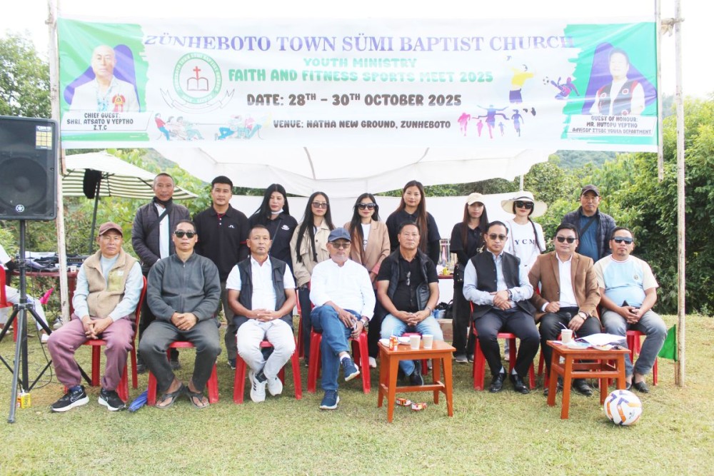 ZTSBC Staff at the Event on October 28 at Natha New Village. (Morung Photo)